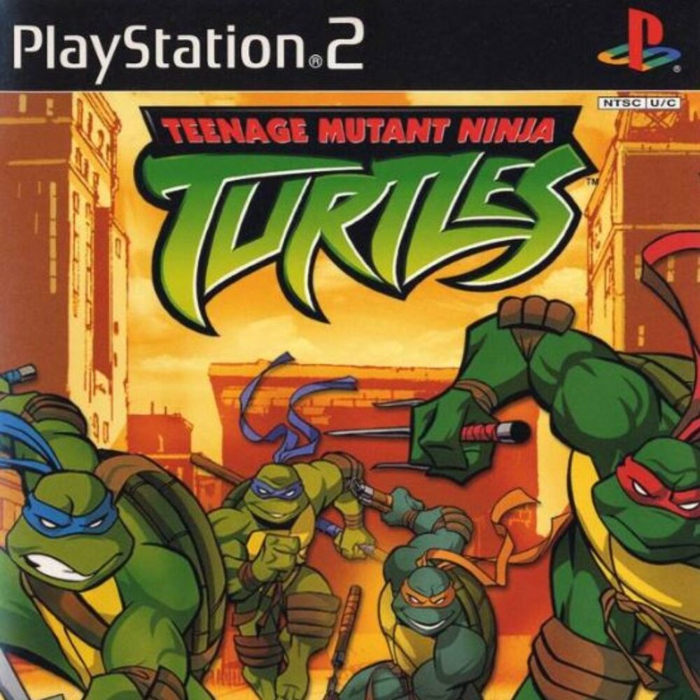 Teenage Mutant Ninja Turtles (Sony PlayStation 2, 2003) Konami Disc Near Mint